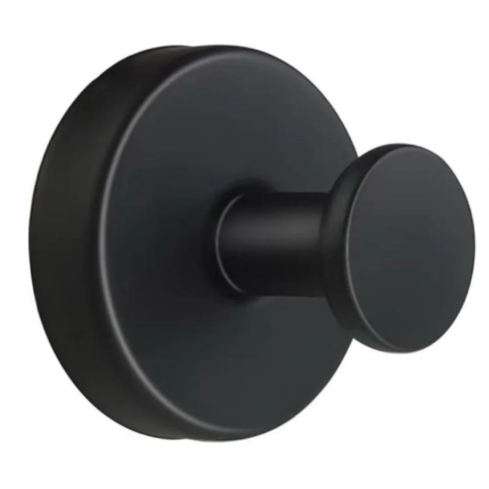 💞 New Black Anti-Rust Suction Wall Hook for Bath